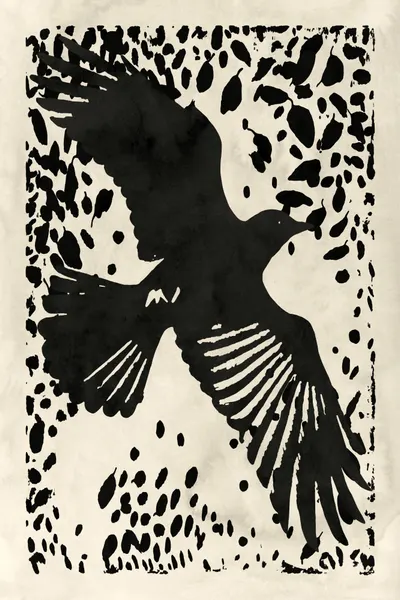 Dark Raven Soaring by cartissi