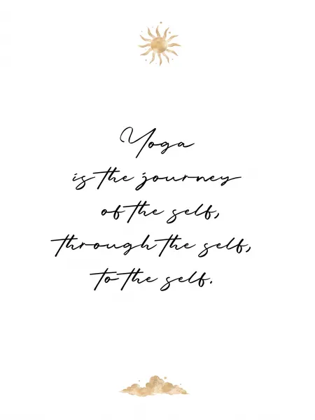 Inspirational Yoga Quote by Ohkimiko