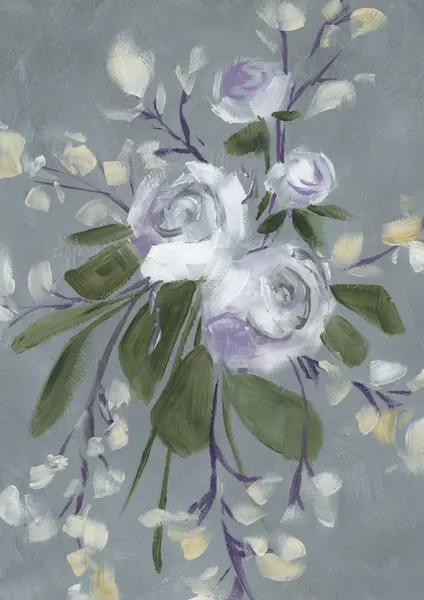 Lavender Rose Bouquet by Rosana Laiz Blursbyai
