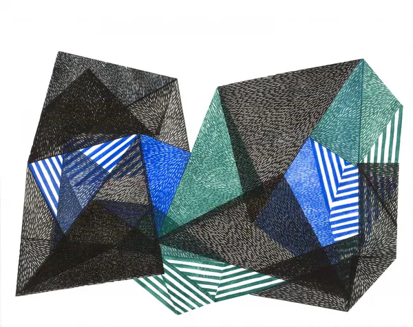 Bold Geometric Composition by Paulina Vårregn