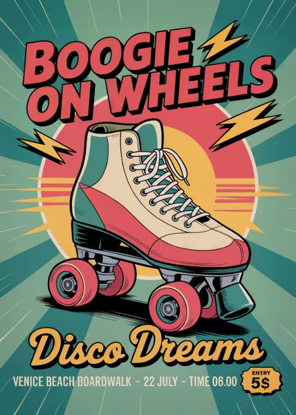 Boogie Wheels Disco Dreams by Andreas Magnusson