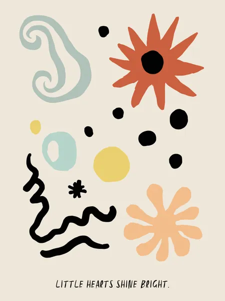 Whimsical Shapes Dance by Treechild