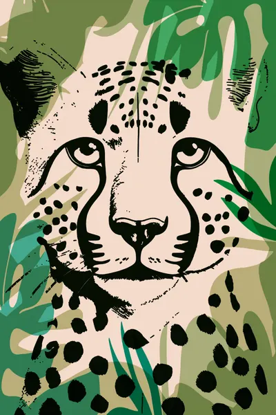 Cheetah Jungle Stare by casa cartissi