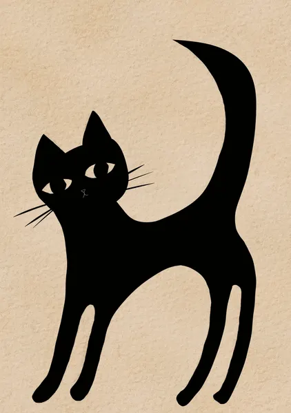 Elegant Black Cat by Sharyn Bursic