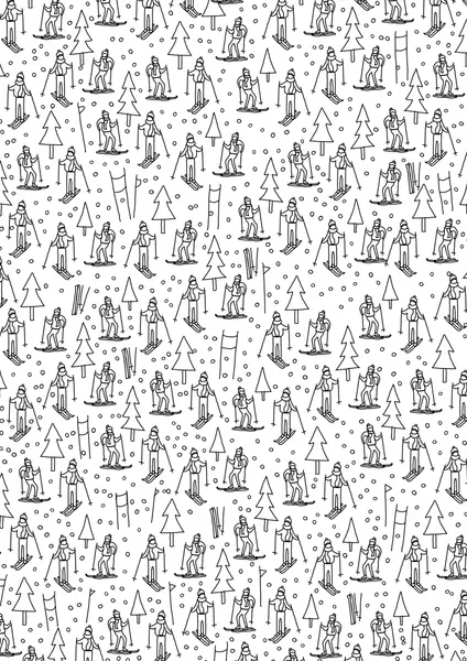 Winter Ski Slopes by Nicholas