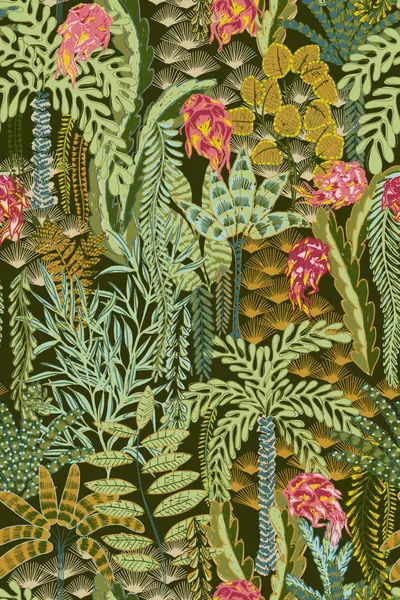 Exotic Jungle Blooms by Annick