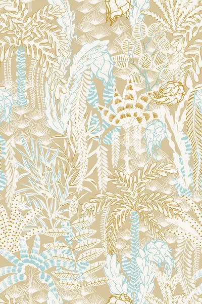 Tropical Jungle Foliage by Annick