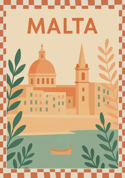 Malta Coastal City by Katarzyna Gąsiorowska