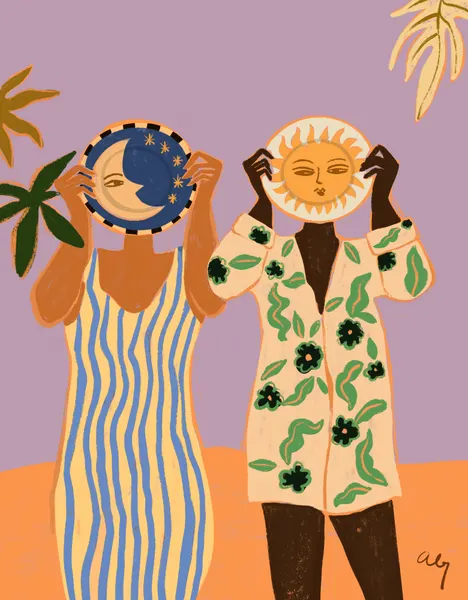 Sun & Moon by Arty Guava
