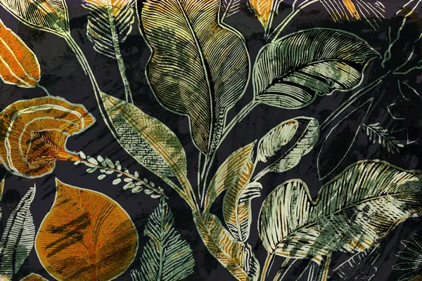 Dark Tropical Foliage by casa cartissi