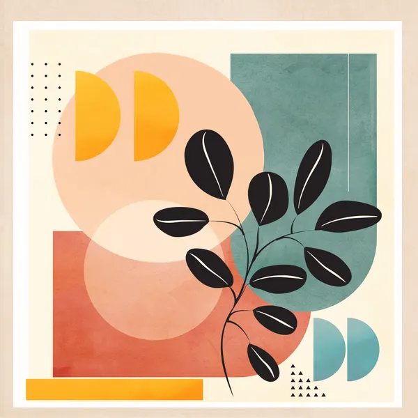 Abstract Botanical Shapes by City Art