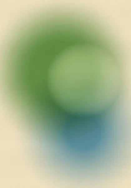 Soft Green Blue Circles by Dina Dankers