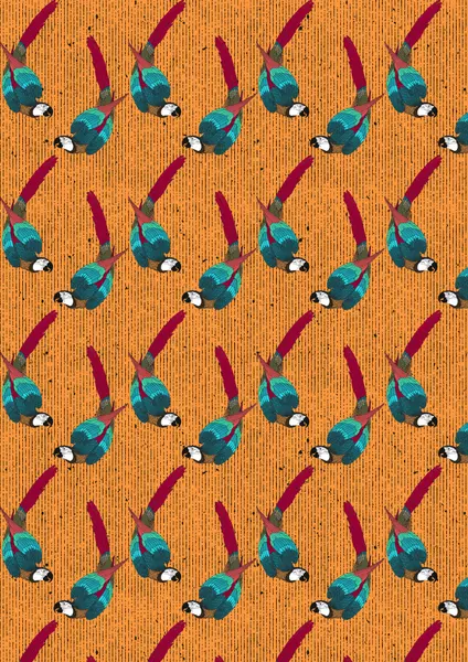Tropical Macaw Pattern by Nicholas