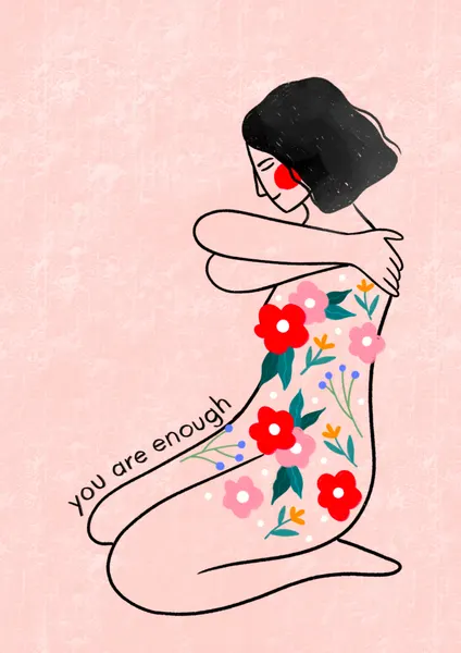 Woman You Are Enough by Bea Müller