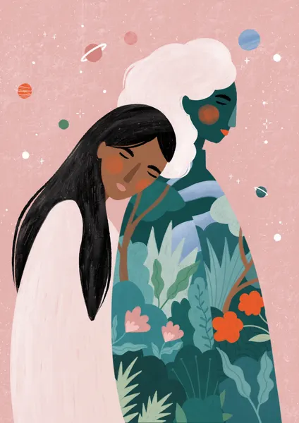 Cosmic Embrace by Bea Müller