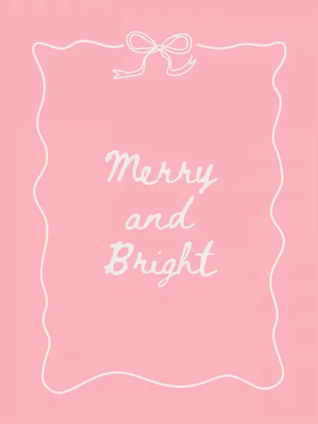 Pink Merry and Bright by Jolly and Dash