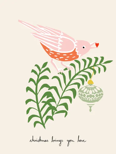Christmas Love Bird by Annick