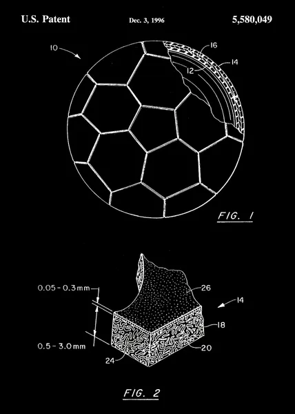 Soccer Ball Patent Design by Andreas Magnusson