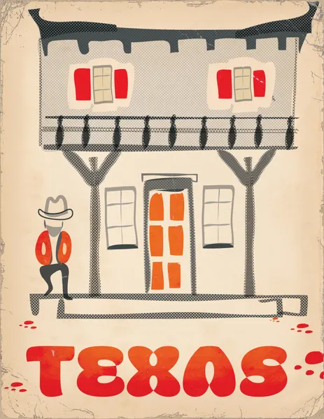 Old West Texas Saloon by Nicholas