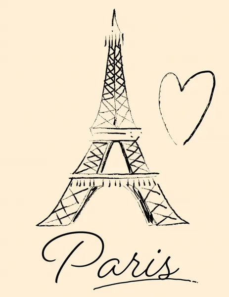 Eiffel Tower Paris Love by Nicholas