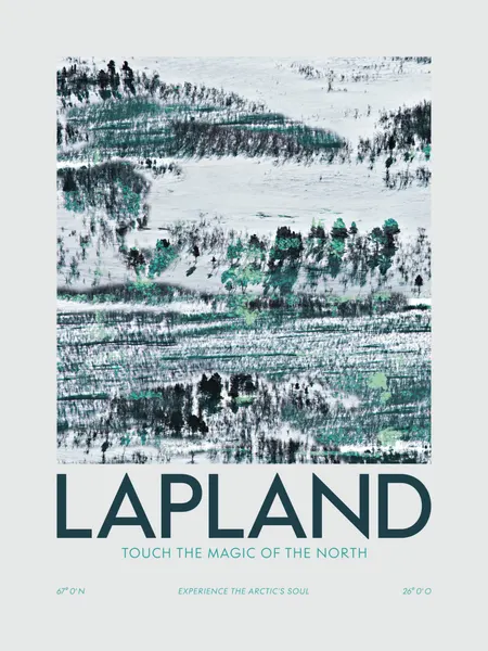Lapland Winter Landscape by Alexandra Weise
