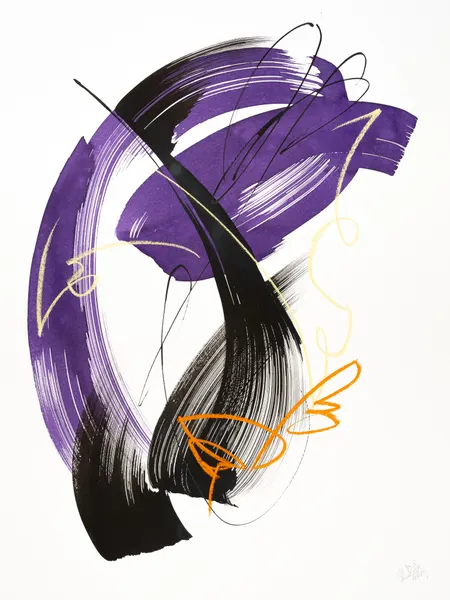 Vibrant Abstract Strokes by Mette Rix