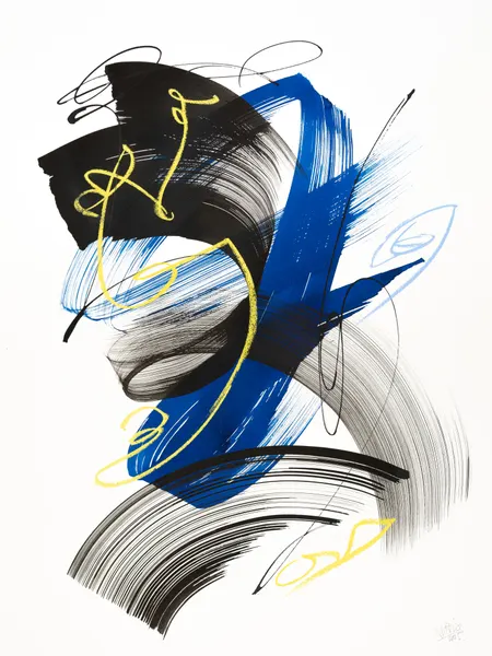 Bold Abstract Strokes by Mette Rix