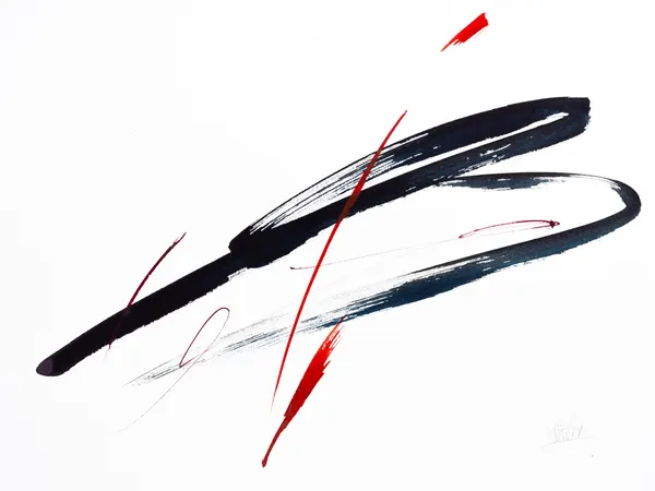 Dynamic Abstract Strokes by Mette Rix