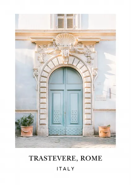 Rome Travel Poster Italy by Raisa Zwart