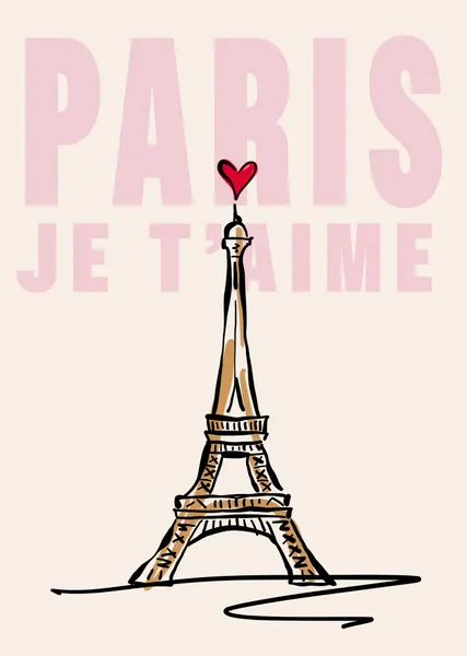 Paris Je T'aime Sketch by Rio Soléy