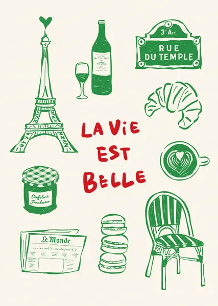 La Vie Est Belle Paris by Rio Soléy