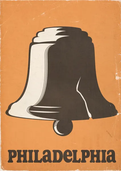 Retro Liberty Bell Icon by Nicholas