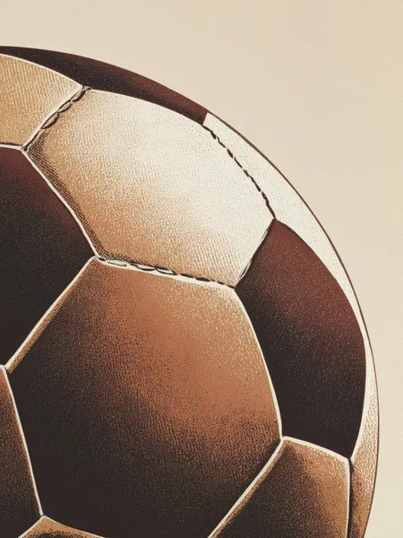 Vintage Soccer Ball by Andreas Magnusson
