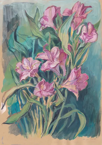 Vibrant Pink Blooms by Catalina Somolinos
