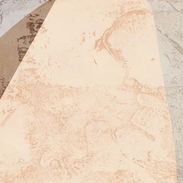Beige Abstract Geometry by Dina Dankers