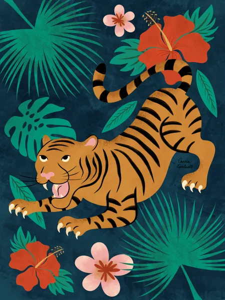 Crouching Tiger by Carrie Cantwell