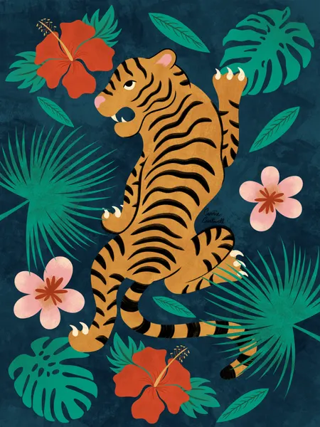 Climbing Tiger by Carrie Cantwell