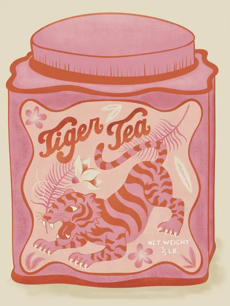 Crouching Tiger Tea by Carrie Cantwell