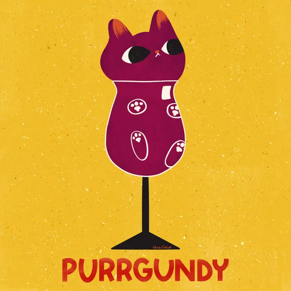 Purrgundy by Carrie Cantwell