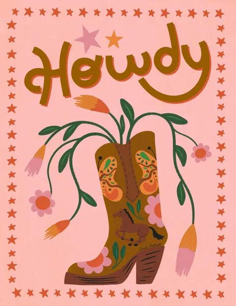 Howdy by Carrie Cantwell