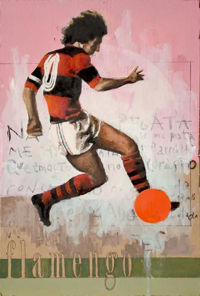 Vintage Football Action by David Diehl