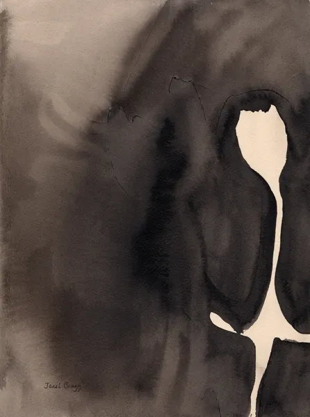 Abstract Dark Silhouette by Janel Bragg