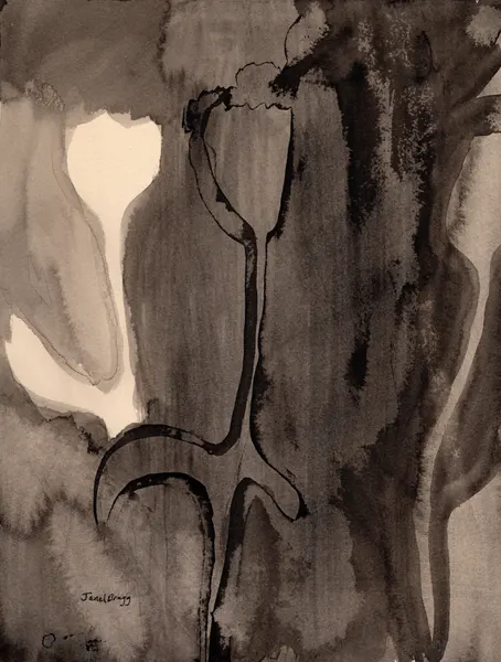 Moody Botanical Silhouette by Janel Bragg