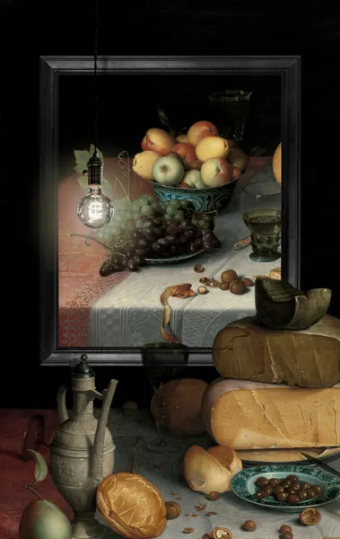 Dark Still Life With Light by Marja van den Hurk