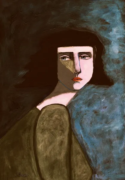 Woman in Shadow by Sharyn Bursic