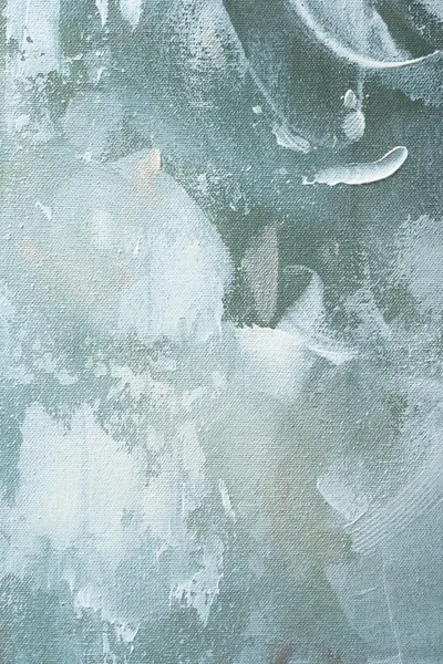 Green and White Acrylic by uplusmestudio
