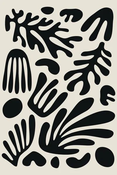Modern Organic Shapes by jay stanley