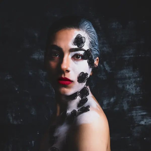 Dramatic Floral Portrait by Hooman Sedaghi