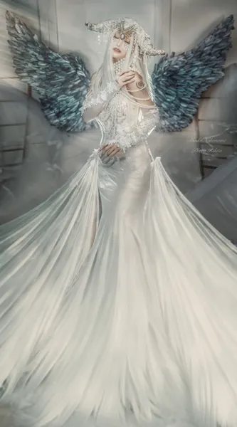 Ethereal Winged Goddess by Rihito(Licht)