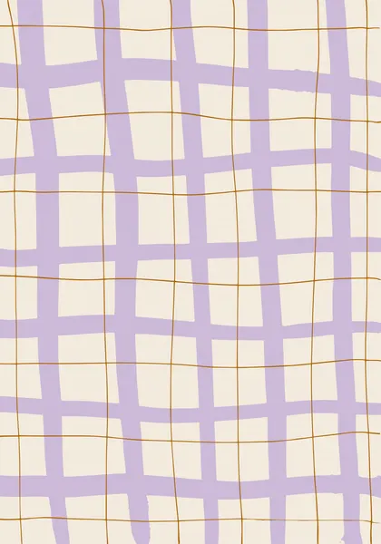 Soft Lavender Grid by Pictufy Studio